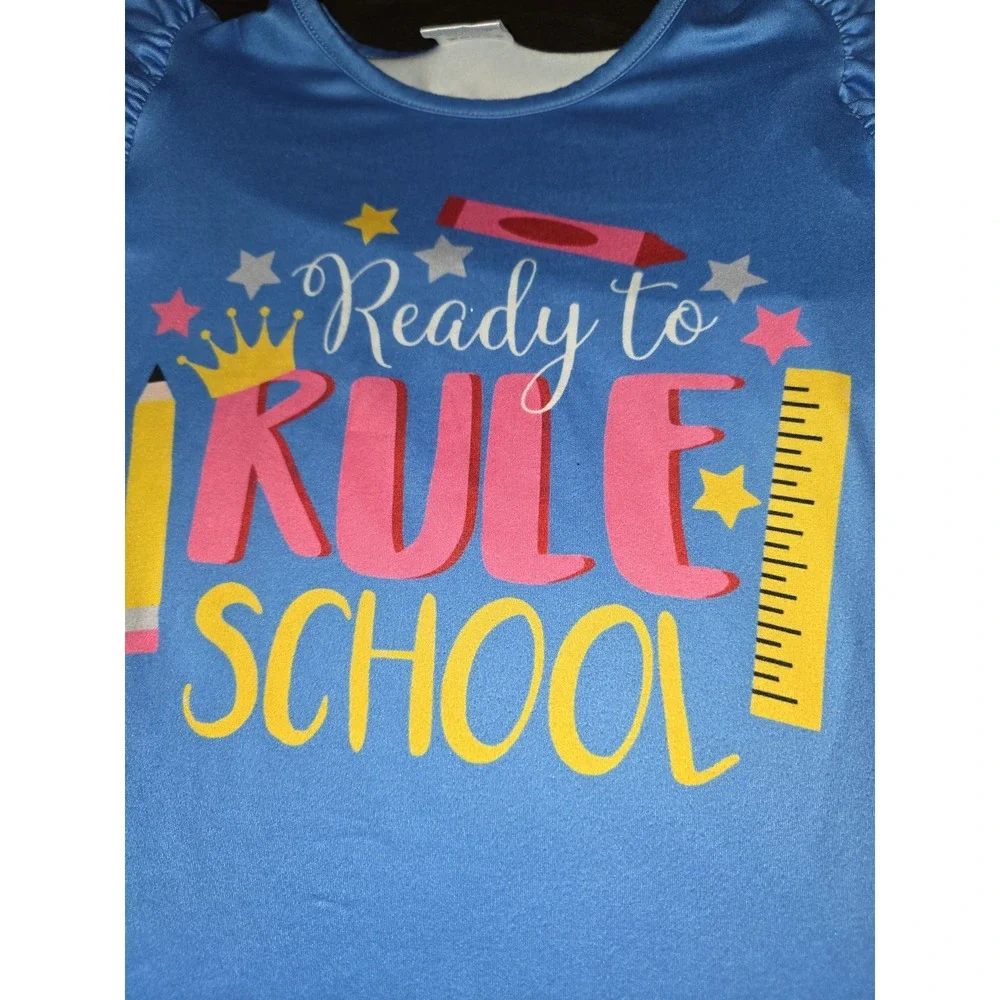 Boutique ready to rule school back to school outfit top shorts 5 6